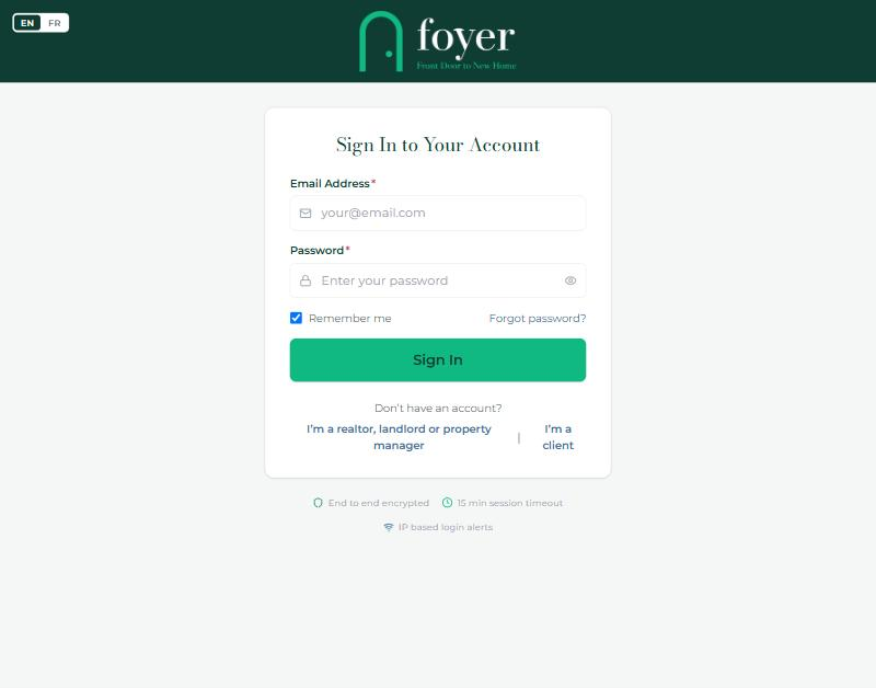 The sign-in page, with the two-step code screen that follows when it is on.